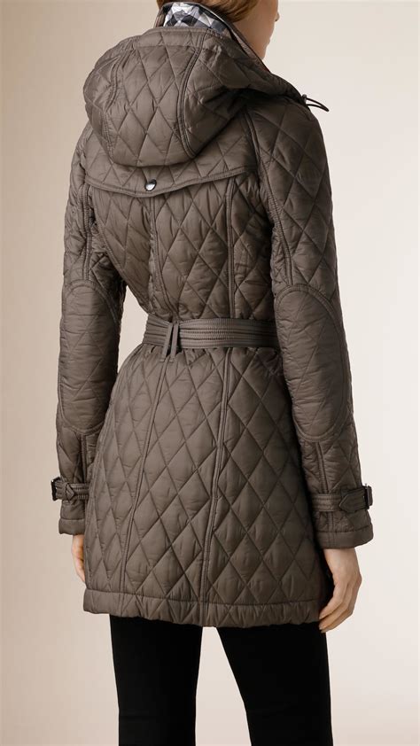 burberry long padded coats|burberry long coat women's.